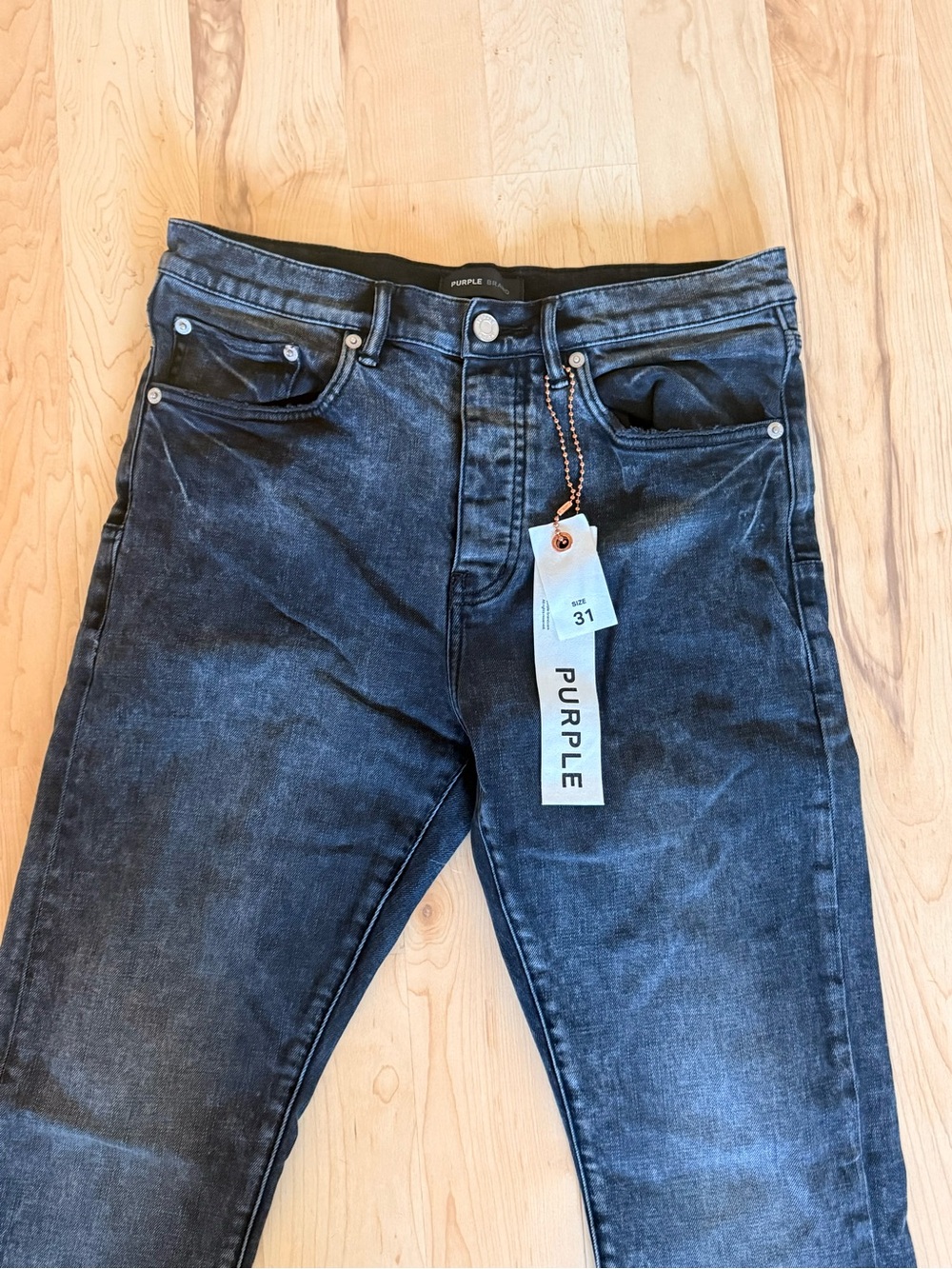 Purple Brand Men’s Jeans Size 31 Black Wash Denim EUC Tags Included